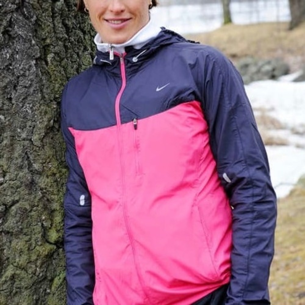 Nike Hooded‎ Windbreaker Running Jacket Size M
